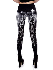 Lightning Print Leggings