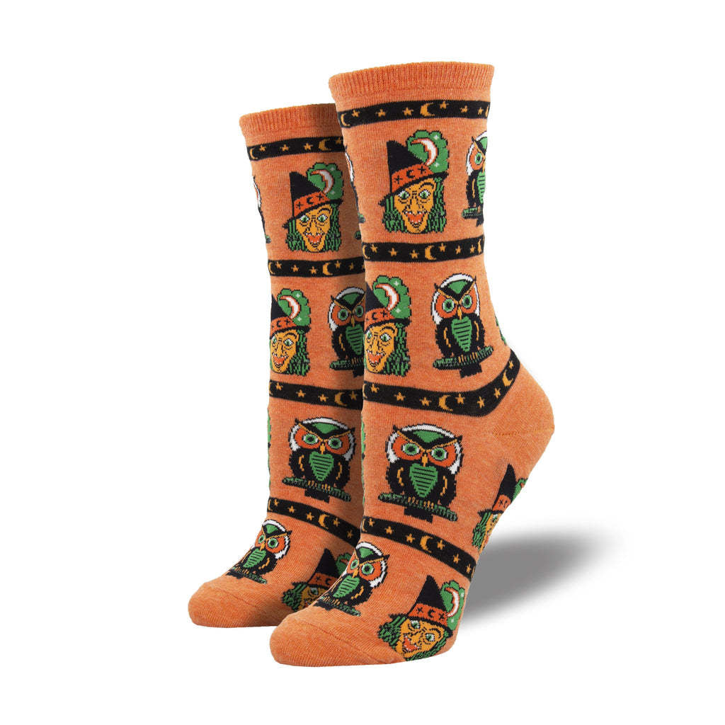 Halloween Funny Jacquard Crew Socks