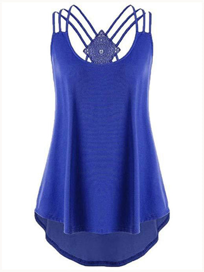 Casual Sexy Cross Back Camisole