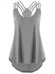 Casual Sexy Cross Back Camisole