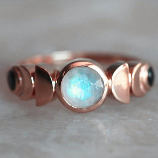 Fashion Retro Moonstone Ring