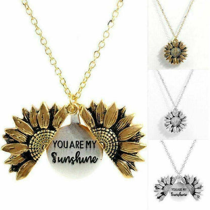 Sunflower Alloy Floral Collarbone Chain