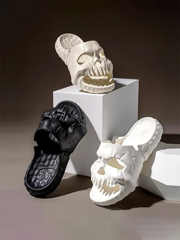 Stunning Skulls Platform Non-Slip Slippers