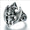 Punk Style Cross Skull Men's Ring