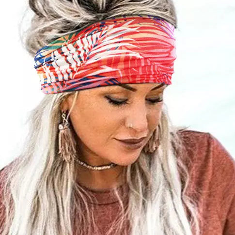 Printed Wide Stretchy Casual Headband